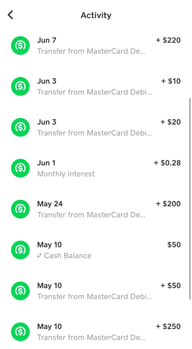 CashApp Payment Proof